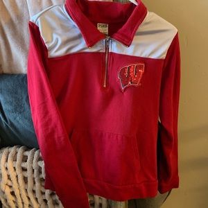 PINK / Victoria’s Secret Zip Up Wisconsin Badgers